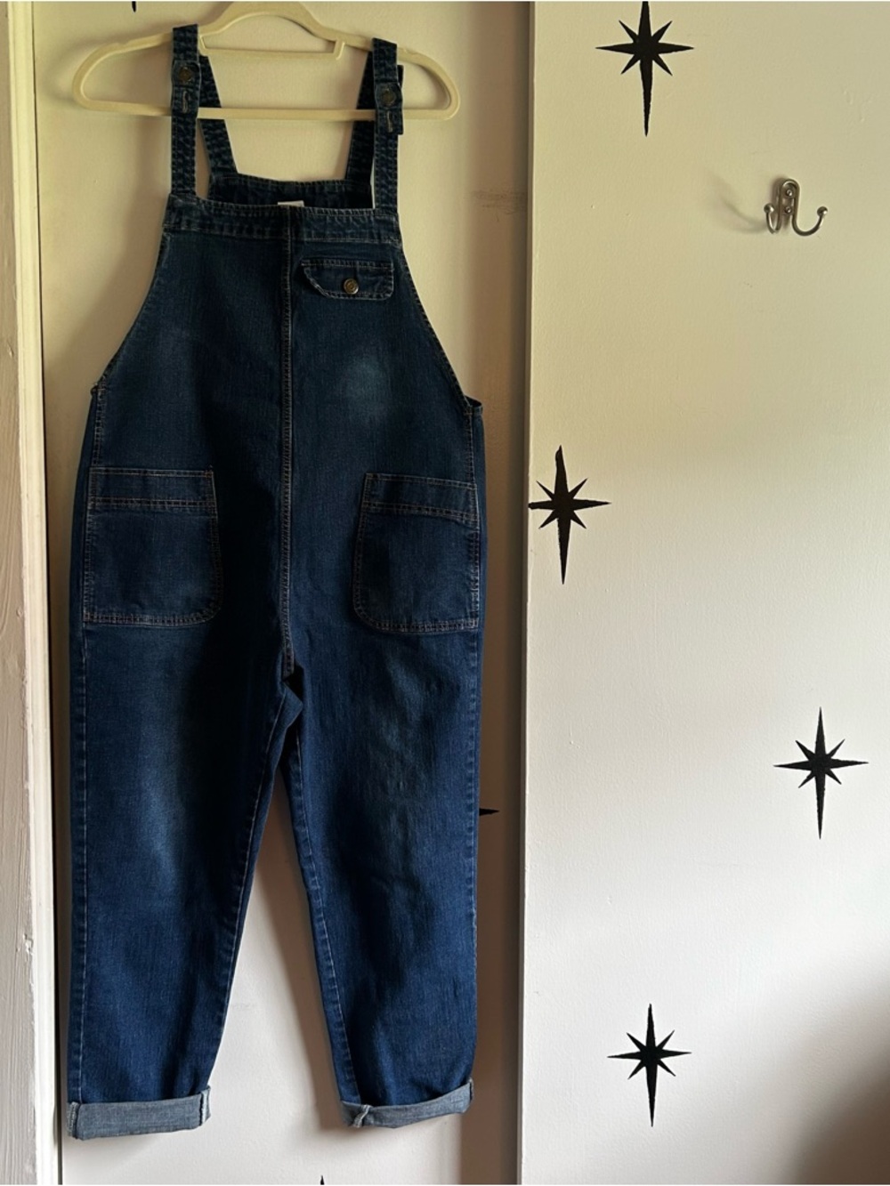 Dark Indigo Denim Overalls